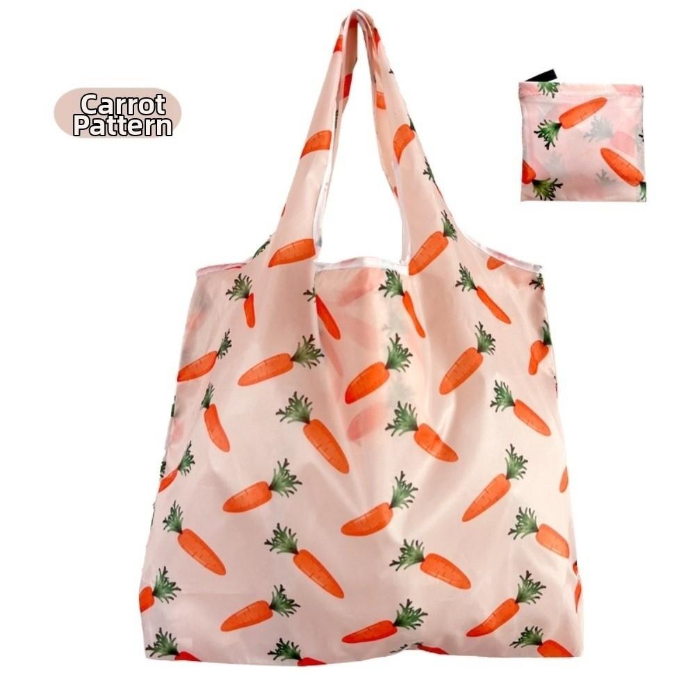 Printed Design Folding Shopping Bag Large Size Foldable Grocery Bag for Storage