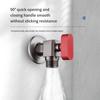 Easy Install Large Flow Angle Valve Hot and Cold Water Water Flows Control Valves  Kitchen