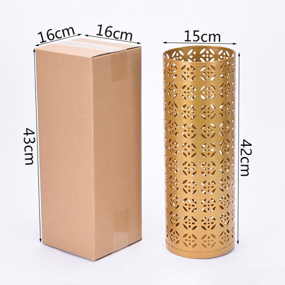 Hollowed Umbrella Holder Metal Umbrella Organizer Bin Durable Umbrella Stand  For Home Hotel Office