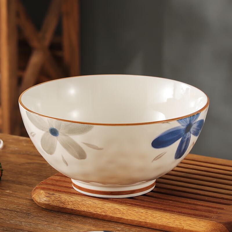 

Heguanwu Japanese Style Underglaze Ceramic Soup Bowl