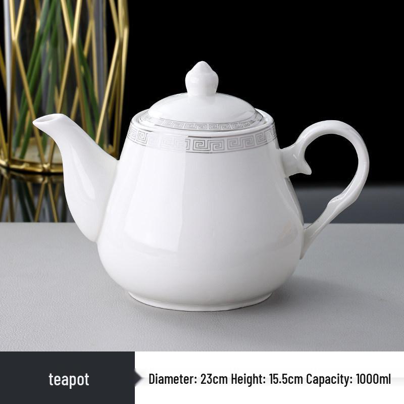 Luxury Ceramic Tableware Set - 4-Piece High-End Bowls, Plates & Dishes for Hotels & Restaurants