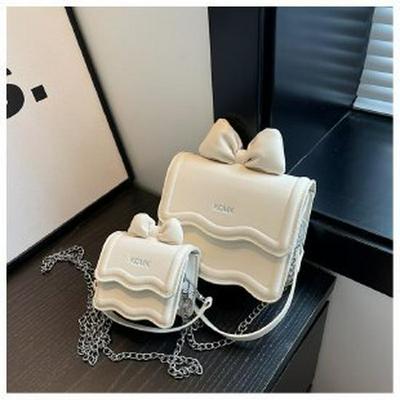 2024 Trendy Parent-Child Bow Shaped Crossbody Bag for Women & Kids