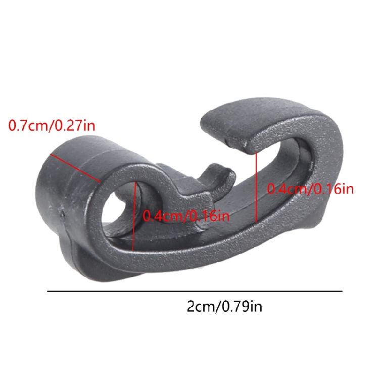 20Pcs Small Hooks for Lanyards Snap Clips Clasps, Basic Buckle Hooks for Hanging