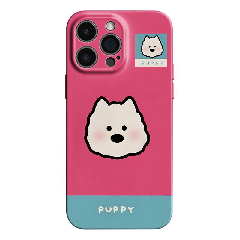 

Cartoon Puppy Dog Glossy Film Hard PC Phone Case for Google Pixel 7 7a 8 8a 9 9a Pro XL 5G Pixel 7 5G