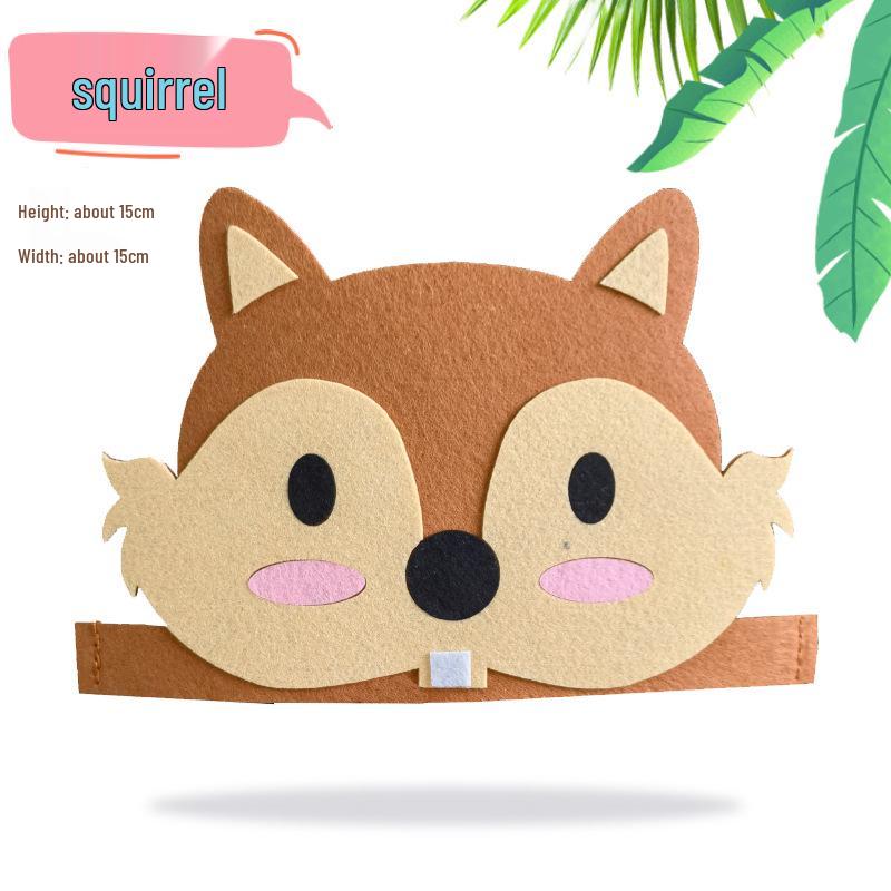 Flickering Halloween Cartoon Animal Hat for Kids & Adults - Perfect for Parent-Child Performances & Costumes