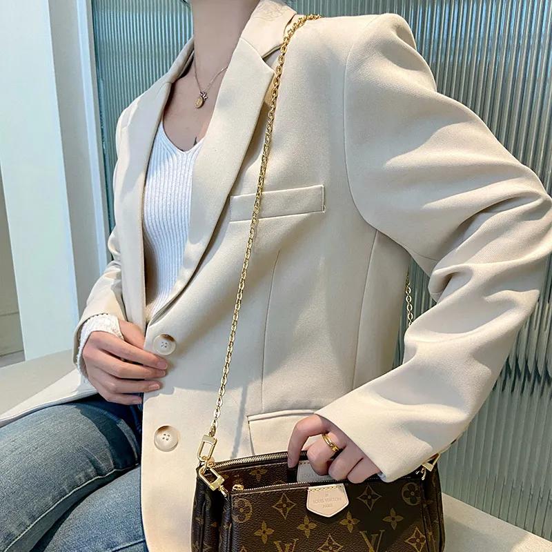 Luxury Care Artisan Workshop Metal Bag Straps Women's Gold (Unisex) Bag Straps QDW0399