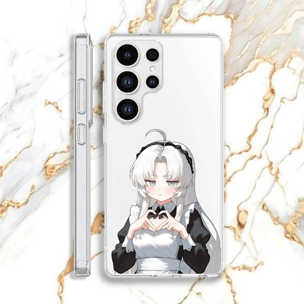 A-Arknights E-Endfield Perlica Phone Case For Samsung S22,S24,S30,S10,S21,S25,S23,S10,PIus,Ultra,5G,FE,lite Transparent Cover