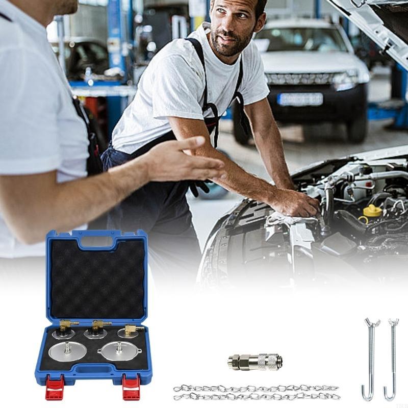 

T5UB Powerful Aluminum Grip Bleeding Set Includes Brake Fluid Link and Organized Storage Solution