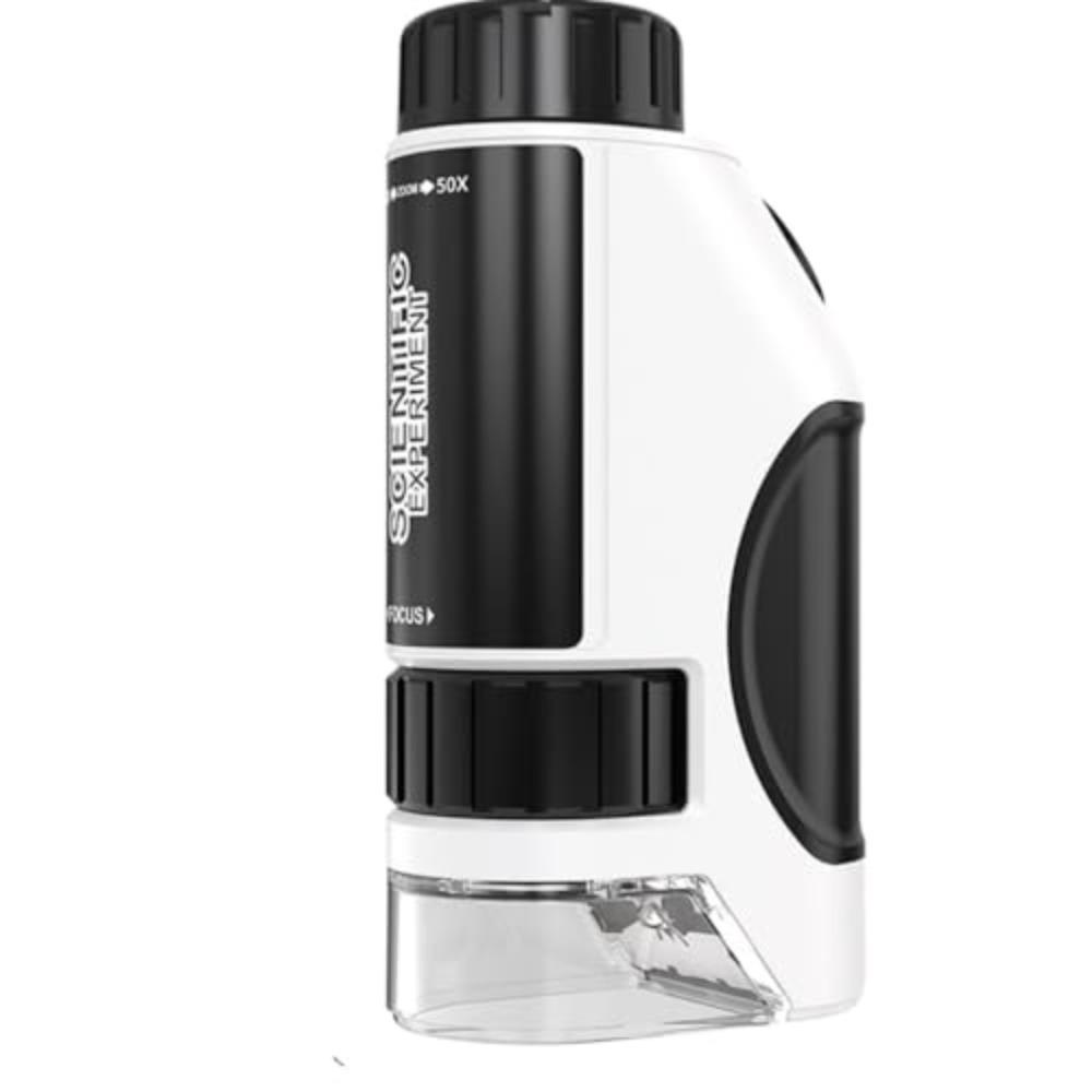 Adjustable Kids Microscope Up To 300x Kids Science Microscop Pocket Microscope Toys for Kids Gift