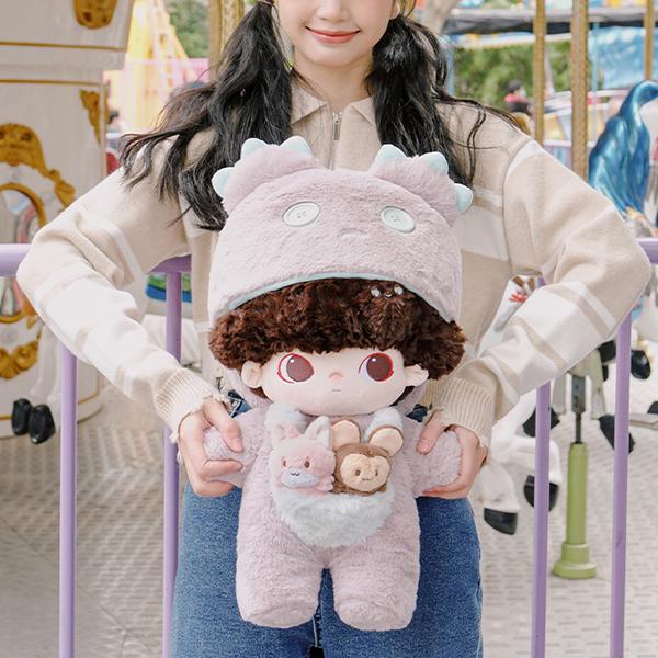 New POP MART Dimoo Date Japanese Style Row Cotton Doll, Large Size Dolls 50cm 1221120004