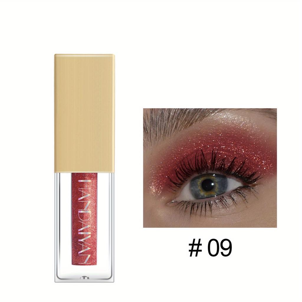 Not Easy To Smudge Eye Shadow Color Show Sequin Pearlescent Eye Shadow Liquid Coloring Liquid Glitter Eye Shadow Long-lasting Shimmer Makeup