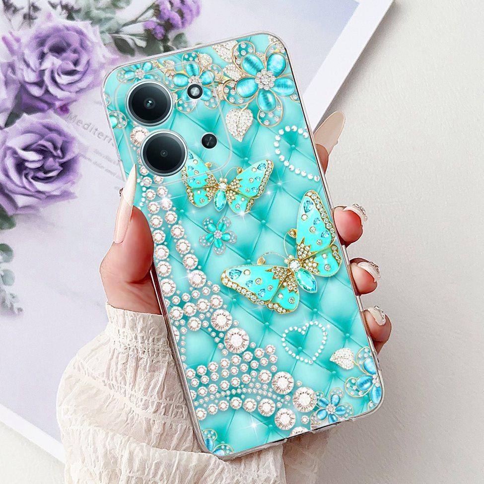 For Xiaomi Poco C85 4G Cover For Redmi 15C 4G Case Cute Cartoon Luxury Cool Boy Girls Fashion Butterfly Bumper Casing 25078RA3EA