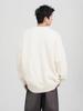 Men's Cartoon Cat Mohair Winter Sweater: American Style Loose Casual Round Neck Knitwear Cardigan