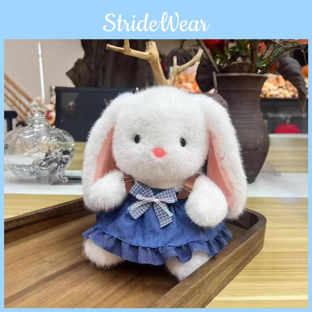 Strap Skirt Rabbit Plush Toy With Bowknot Doll Childrens Toy Holiday Gift