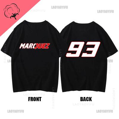 Cool Red Ant From Marquez Logo T-Shirts Men Women Marquez Motorcycle Racing Game 93 Short Sleeve Adult Clothing
