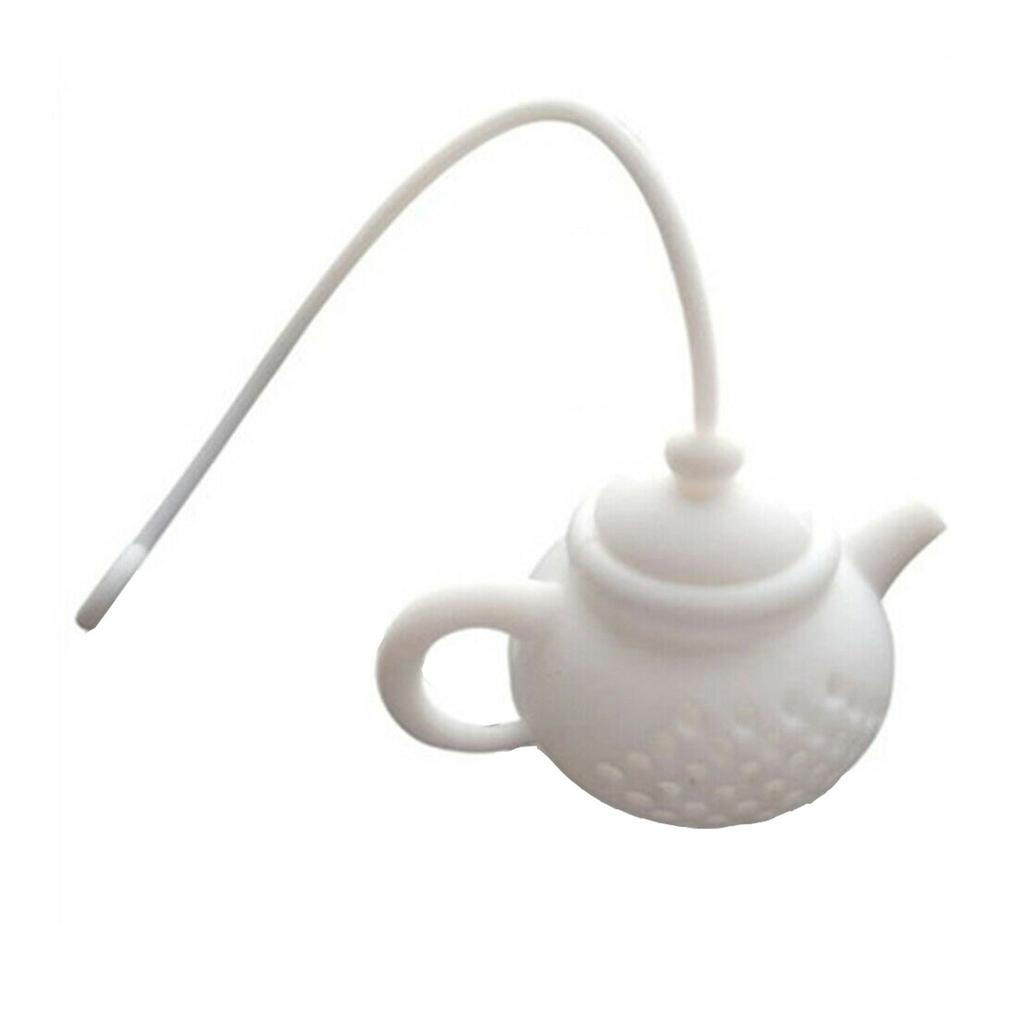 Teapot-Shape Tea Infuser Strainer Silicone Tea Bag Leaf Filter Diffuser Portable Teapot-Shape Tea Infuser Strainer Silicone Tea Bag Leaf Filter Diffuser Portable