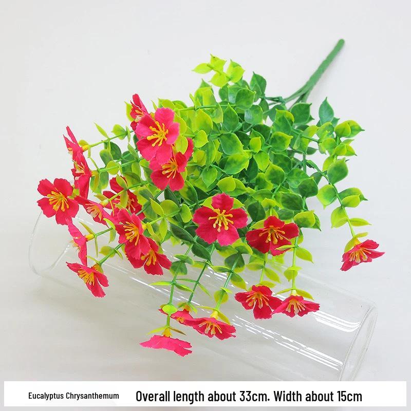 Silk Rose Flower Bouquet: Artificial Flowers for Dining, Bedroom, Living Room Decor and Creative Ornament Figurines.