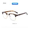 Metal Half Frame Reading Glasses Presbyopic Male Female Far Sight Glasses with Strength +1.0 To +3.0 Eye Glasses