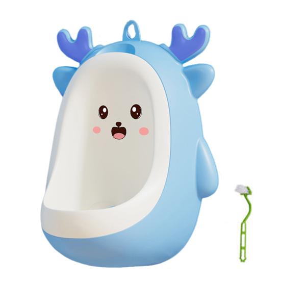 

Писсуар для обучения мальчиков пользованию горшком в форме мультяшного животного, настенный тренажер для мочеиспускания с вращающейся мишенью в виде ветряной мельницы, детский писсуар B