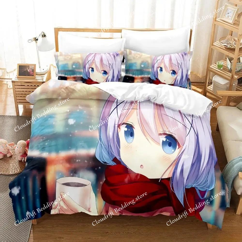 Cartoons Is the Order a Rabbit Printed Bedding Set Single Twin Full Queen King Size Bed Set Adult Kid Bedroom Duvet Cover Sets