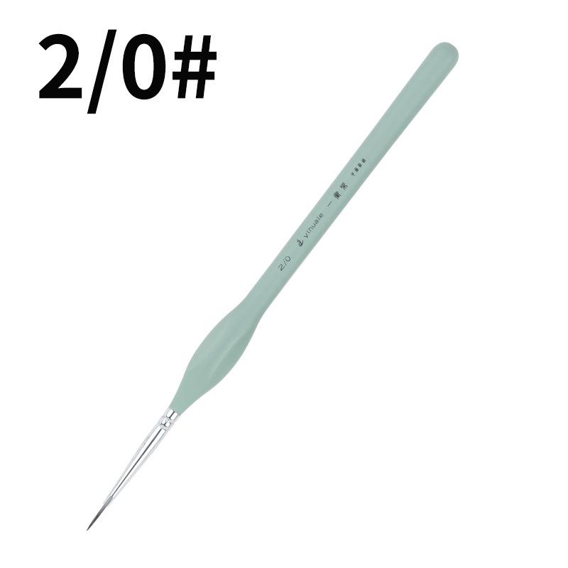 One Stroke Music Black Triangle Handle Brush Set for Watercolor, Gouache, and Acrylic Painting