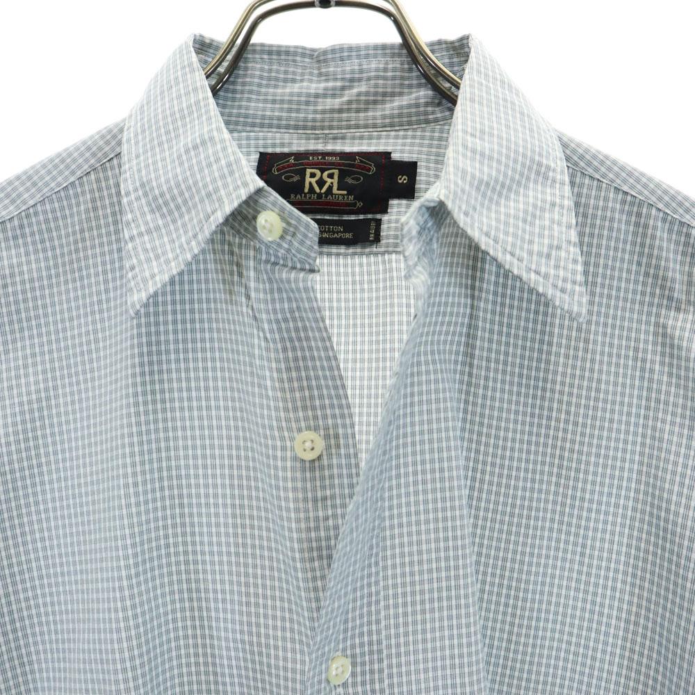 RRL 90s Initial tag Red 3 stars Old Check Pattern Long sleeve shirt Men's Used