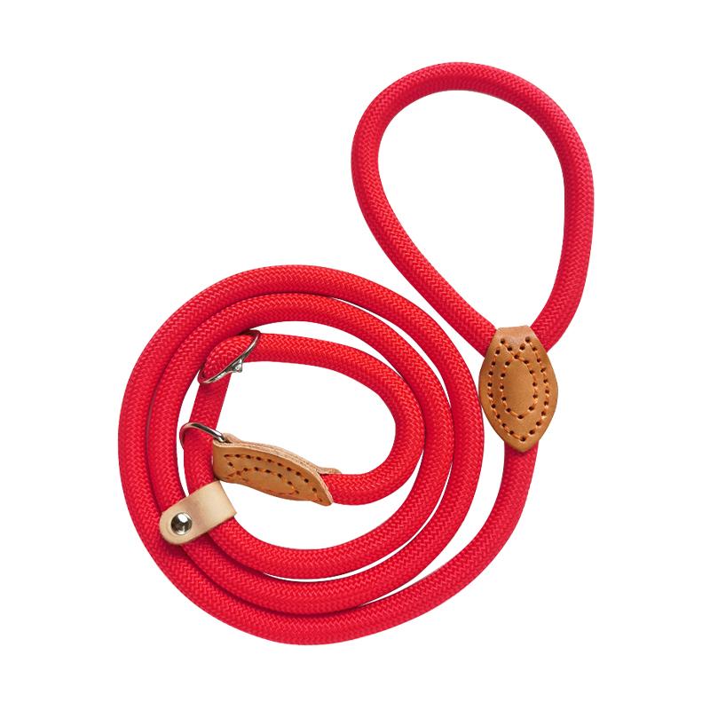 

Dog Leash Nylon Dogs Lead Leash Adjustable Harness Durable Rope Belt Loop Collar Safety Walking Training for Medium Large Dogs S 0.6x150cm