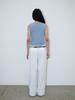 TEXT ROOM Roser Cotton Pants White