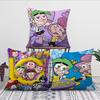 Cute Cartoon The F-Fairly O-OddParents cushion cover Living Room Headboard Office Bedroom Cushion Sofa Nap Time Pillow Case