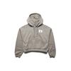 Essentials Woven Logo Loose Fit Hoodie Women Hoodies Gray DD6998-320