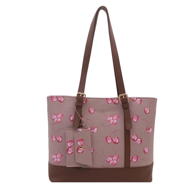 European and American fashion three-piece women's bag new simple and versatile travel one-shoulder crossbody handbag lightweight tote bag