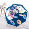 1pc Cat Donut Automatic Umbrella - 8-Rib Portable Folding Black Iron Frame for Outdoor, Beach, Travel, Beach Umbrella,036