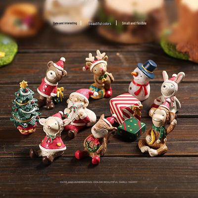 Creative ZAKKA Christmas Decor: Home Goods, Dolls, Figurines, Micro Landscape Ornaments, and Christmas Tree Decorations