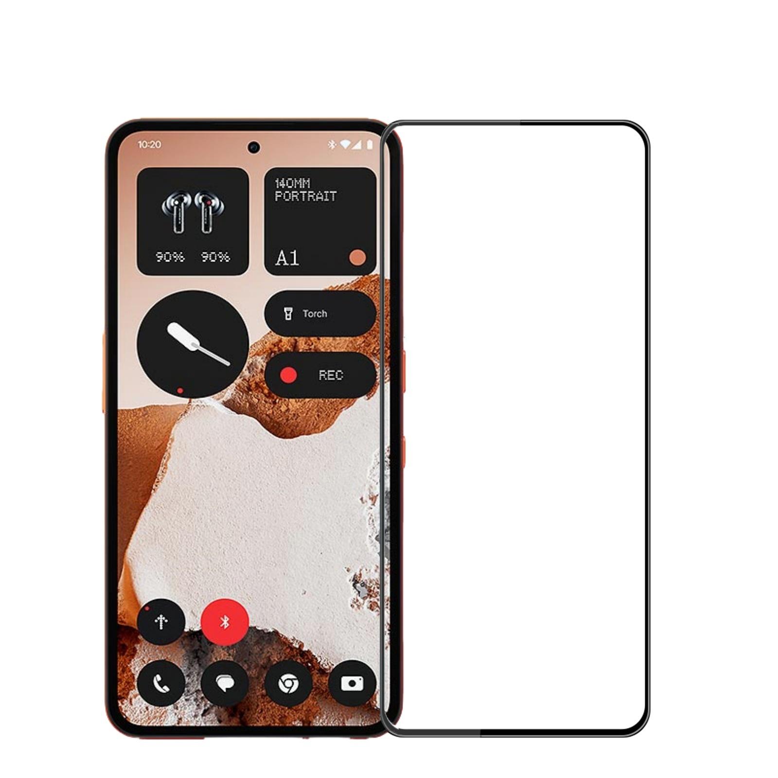 

For Nothing CMF Phone 2 Pro Screen Protector MOFI 9H 3D Curved Tempered Glass Film Black