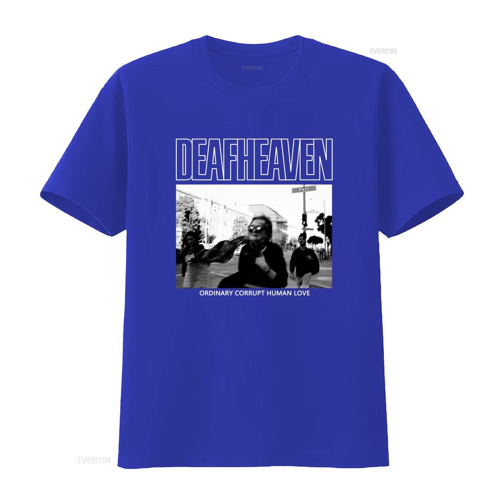 New Hot Deafheaven Band Black T Shirt For Fan Size S To 4XL Ordinary Corrupt Human Love Print Fashion Streetwear Vintage