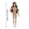 Curly Hair 1/6 Doll Model Dark Skin Action Figure Body Supermodel Nude Doll  Doll Accessories