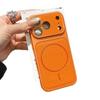 Glass lens film dopamine lychee pattern second change Apple 17Promax magnetic mobile phone case for iPhone16