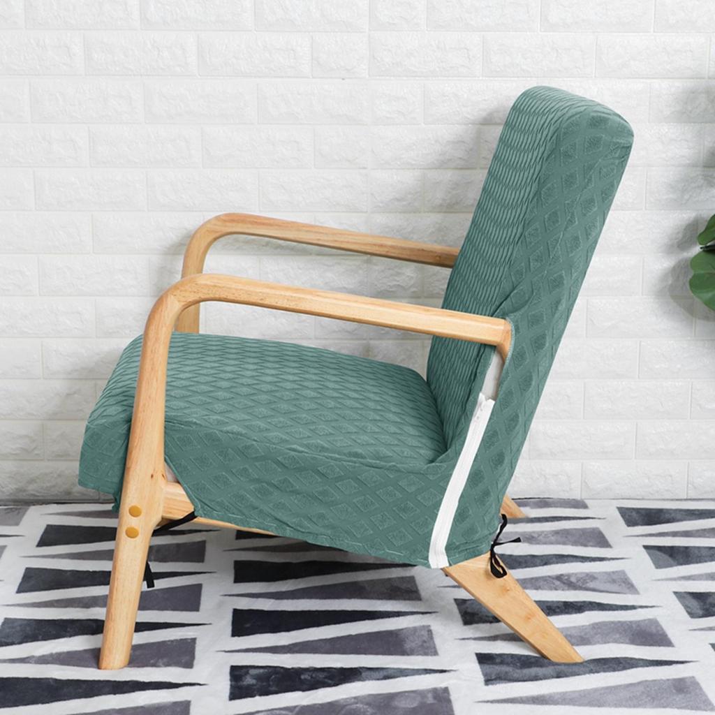 Wood Arm Chair Cover Elastic Chair Cover Accessory Stylish Decor