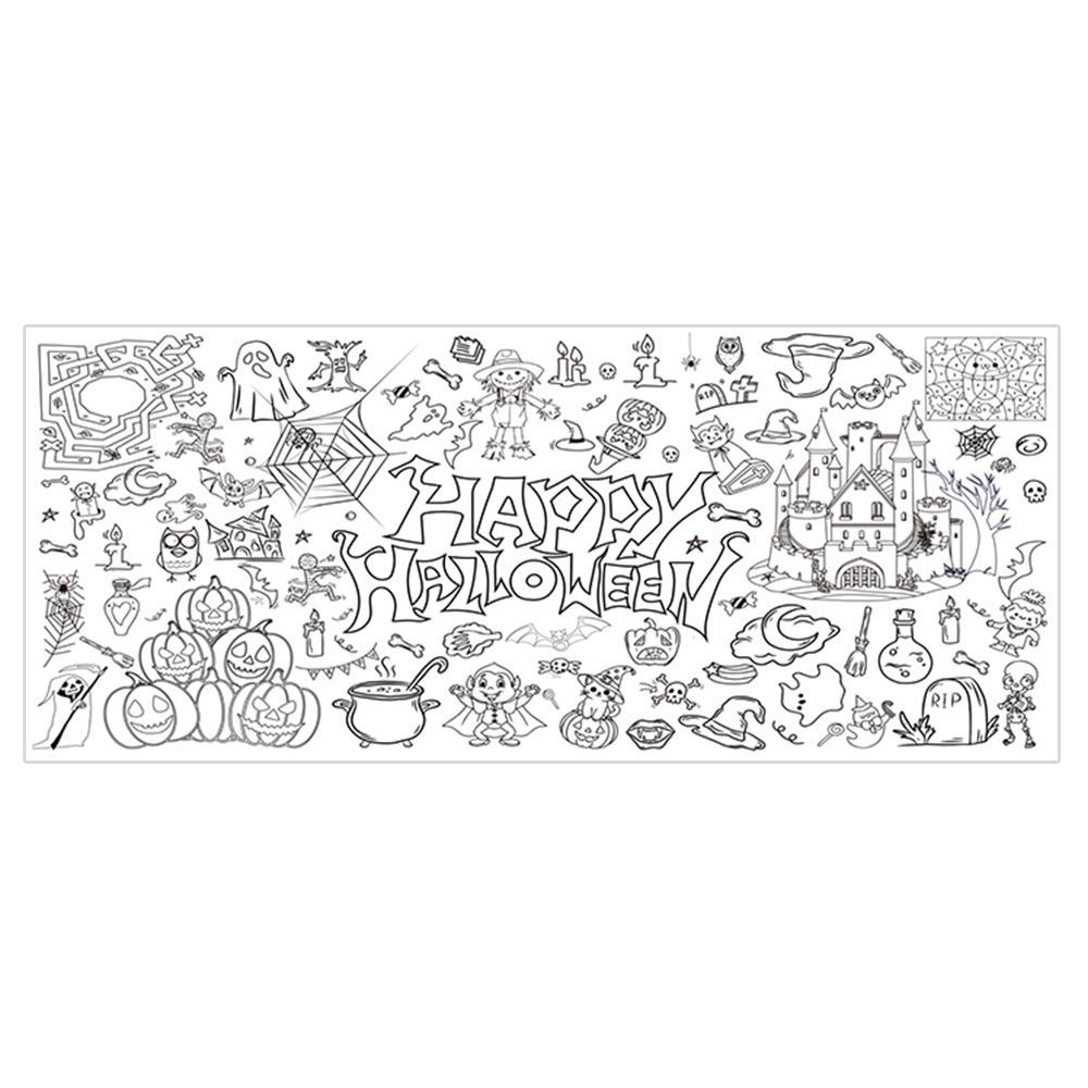 

Cartoon Children s Drawing Tablecloth Handmade DIY Party Tablecloth Classroom Activities Style B