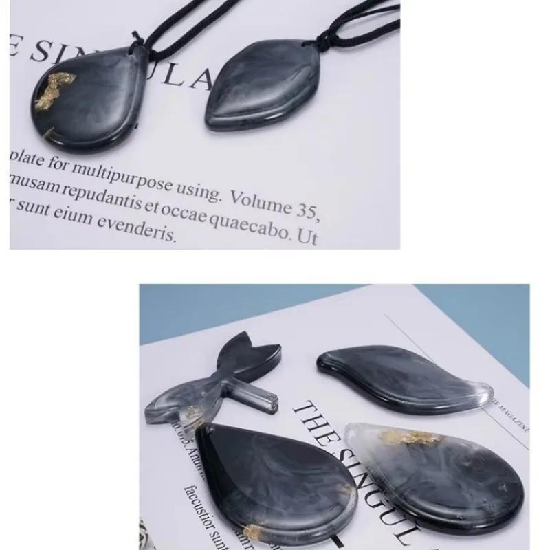 1 Pcs DIY Epoxy Mold Pendant Multi-rule Water Drop Earring Pendant Silicone Mold