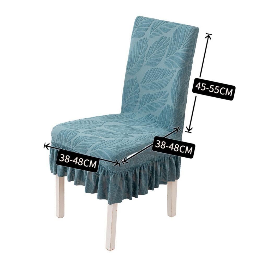 1Pcs Removable Universal Chair Cover Thickened Backrest Protector Stool Slipcover  for Home Kitchen
