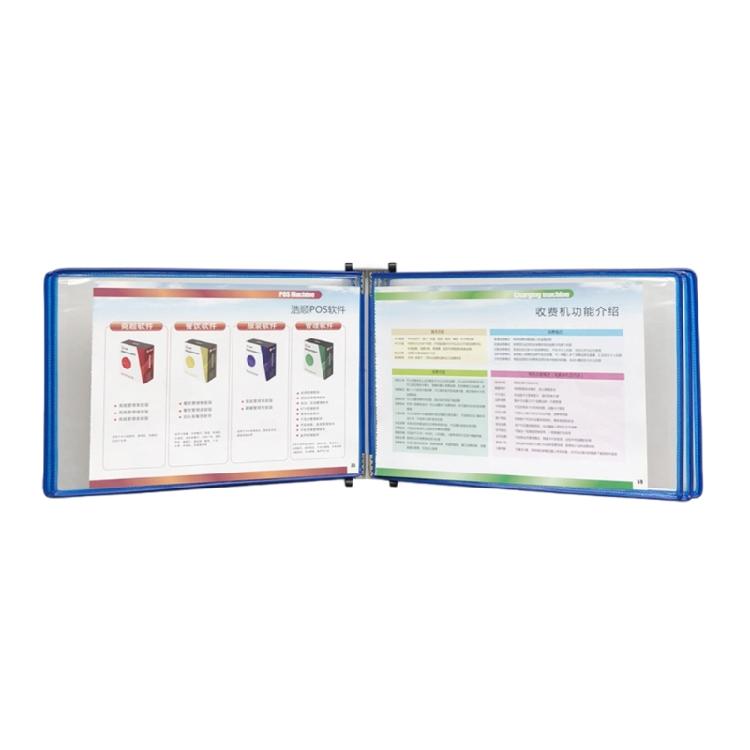Wall Reference Organizer with 5 Easy-Loading Pocket for Workshop