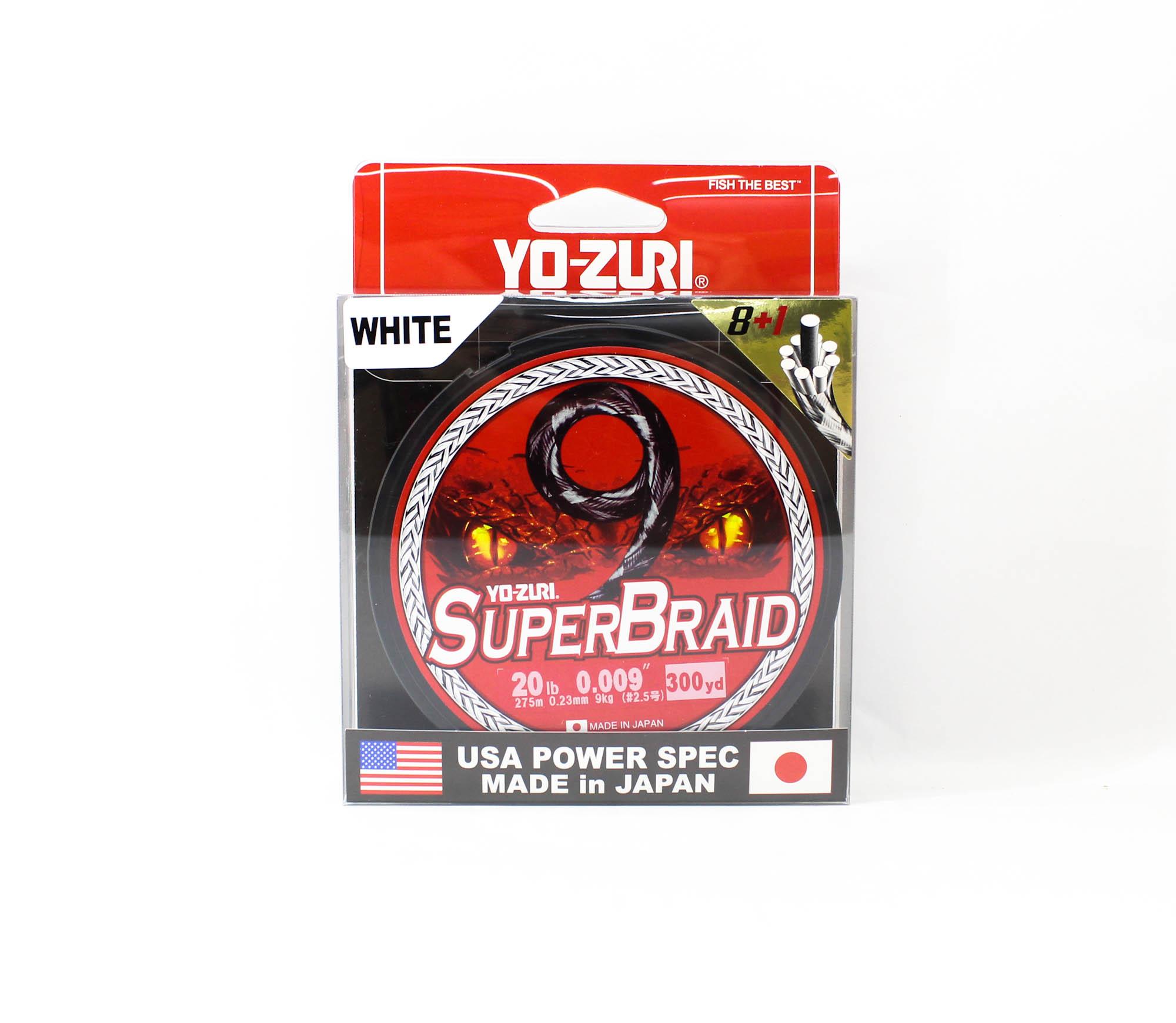 

Yo Zuri Duel P.E Line Super Braid 9 300YDS 20lbs (0.23mm) (0085) белый