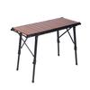 Leichter faltbarer Aluminium-Campingtisch mit verstellbarer Höhe, Roll-Up-Design, tragbar für Grillpartys und schnellen Aufbau