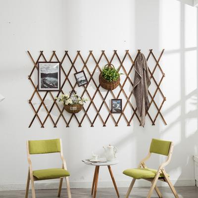 Ausziehbarer Holzspalier Verstellbarer Wandspalier Innen Außen Flexibles Gitter für Kletterpflanzen Rosen Efeu Balkon Terrasse Deko
