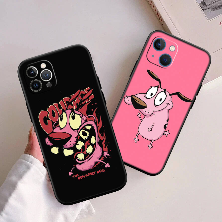 C-Courage C-Cowardly D-Dog New Phone Case for Redmi Note 8 9 10 11 11S 10C 10X 10A 10T 9A 9C 9T 9S 8T Pro Max Plus Prime