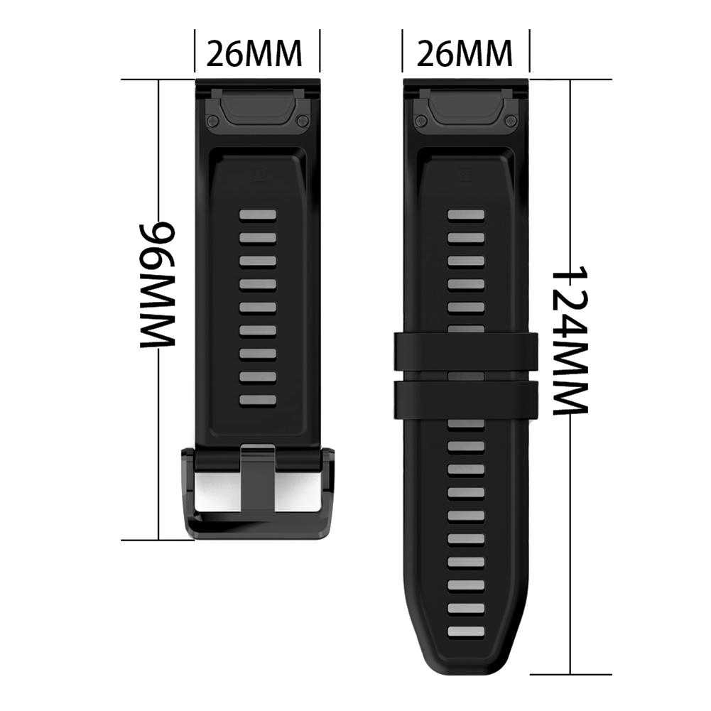 Silicone Band Strap for Garmin Fenix 6X 5X 3 D2 Tactix Bravo Wristband Bracelet