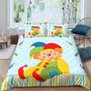 Cartoon Fun 3D Printed Clown Duvet Cover Microfiber Bedroom Decor Clown Bedding Set Soft Breathable For Teens Adults Kids