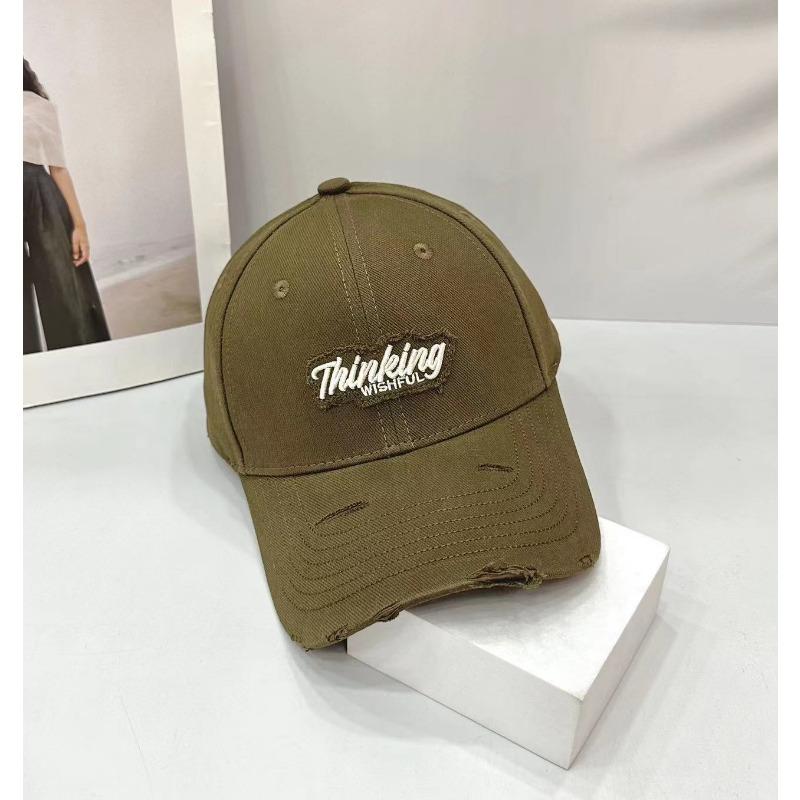 

Новая бейсболка для женщин из американского твида и универсальная корейская версия, подчеркивающая лицо, стильная кепка маленький утенок для мужчин M（56-58cm）