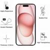 Screen and Back Protector - Phonillico - iPhone 15 - 2 Pack - Tempered Glass - Scratch Resistant